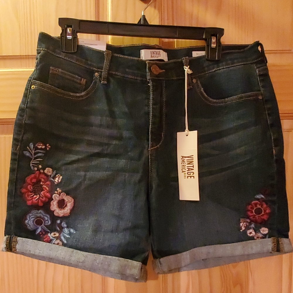Vintage America jean shorts